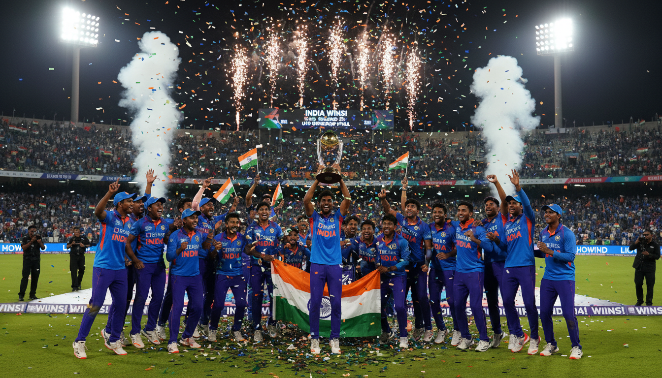 India Won the U19 Cricket world Cup by defeating England ft. Vaibhav Sooryavanshi